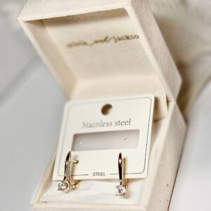 Zirkon Ohrringe Gold