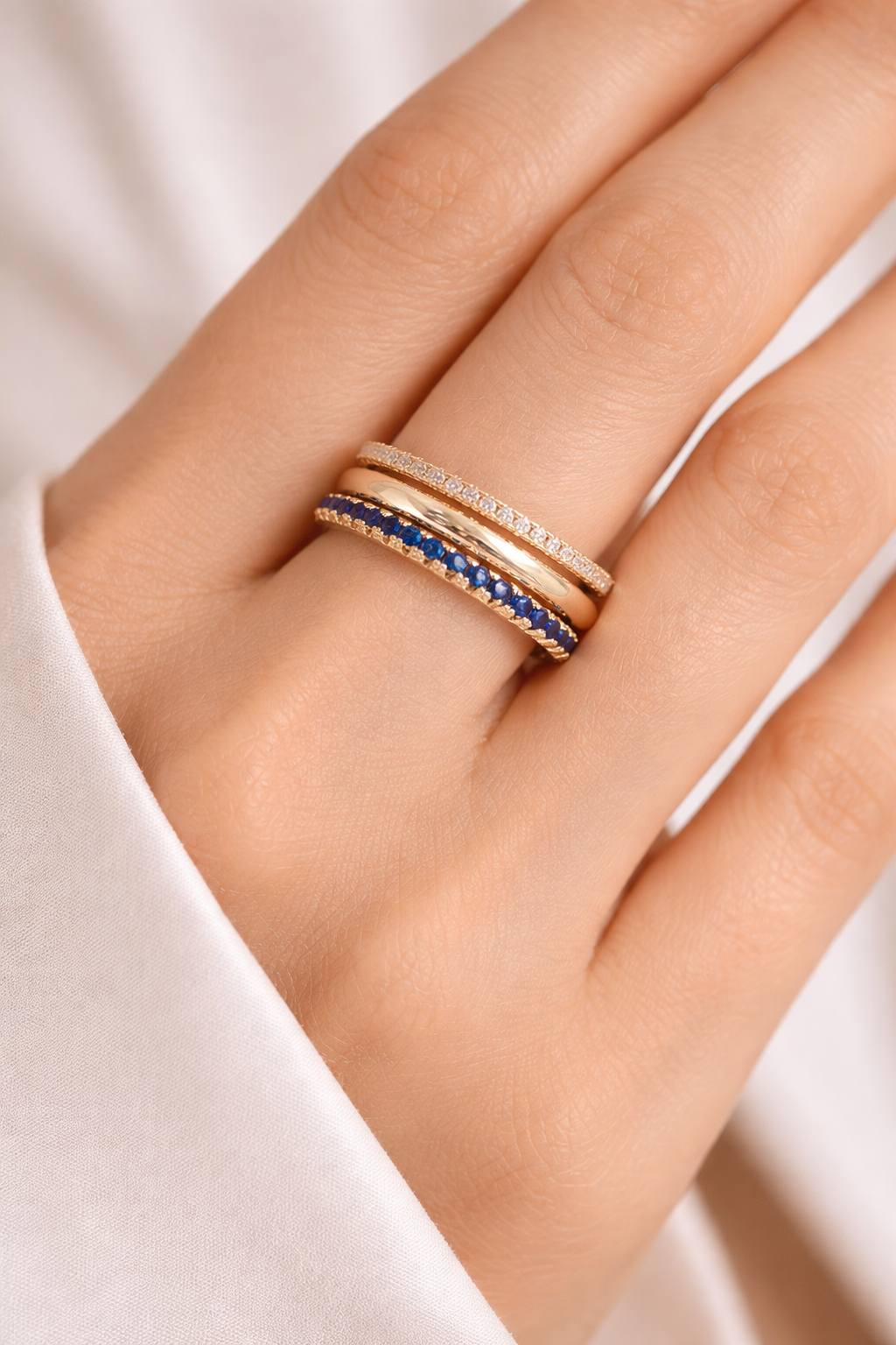 Gold Ring Perlmutt