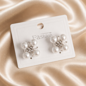 Perlen Ohrstecker Silber – Elegantes Design für Damen